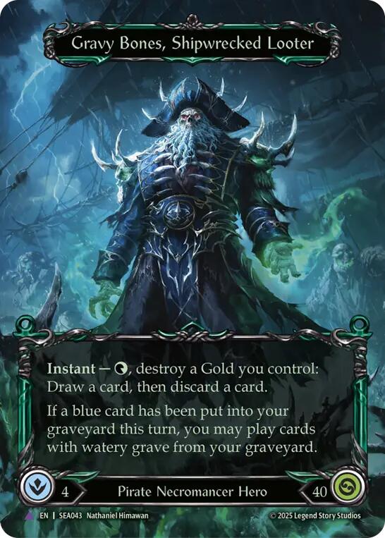 Gravy Bones, Shipwrecked Looter (Marvel) [SEA043] (High Seas) Cold Foi