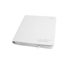 Ultimate Guard 12-Pocket Quadrow Zipfolio Xenoskin White