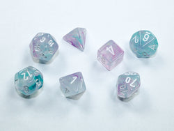 Nebula® Mini-hedral™ Wisteria/white 7-Die set