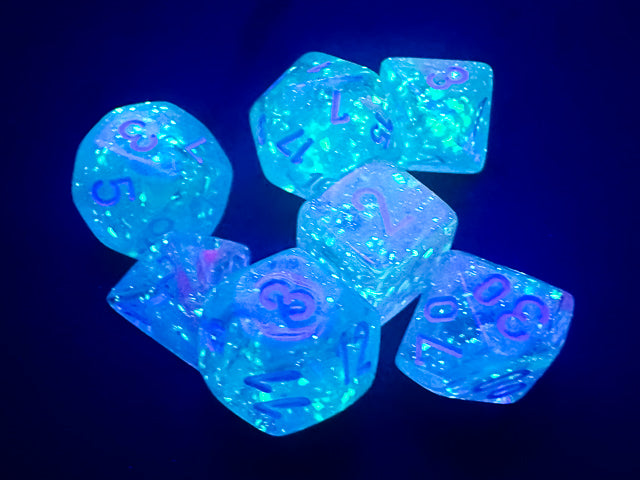 Nebula® Mini-hedral™ Wisteria/white 7-Die set