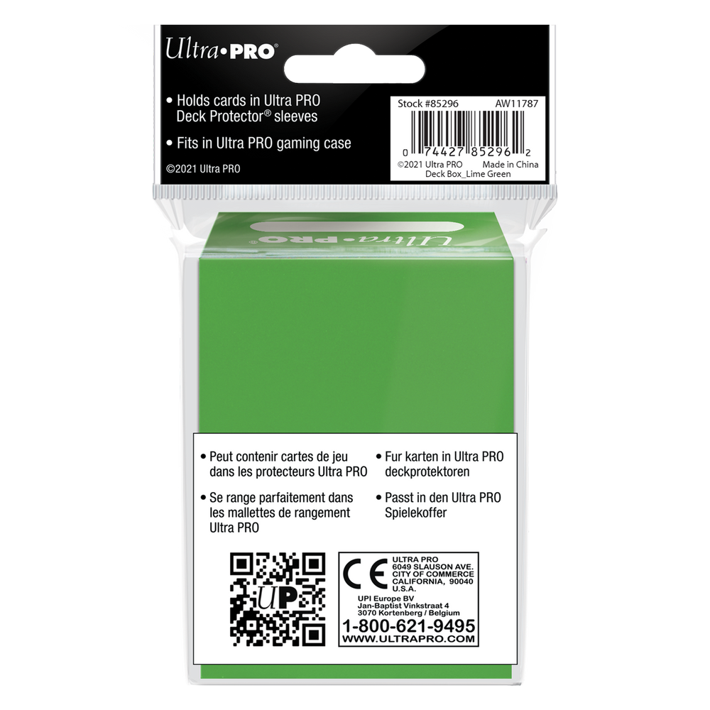 Ultra PRO: 80+ Deck Box - Lime Green