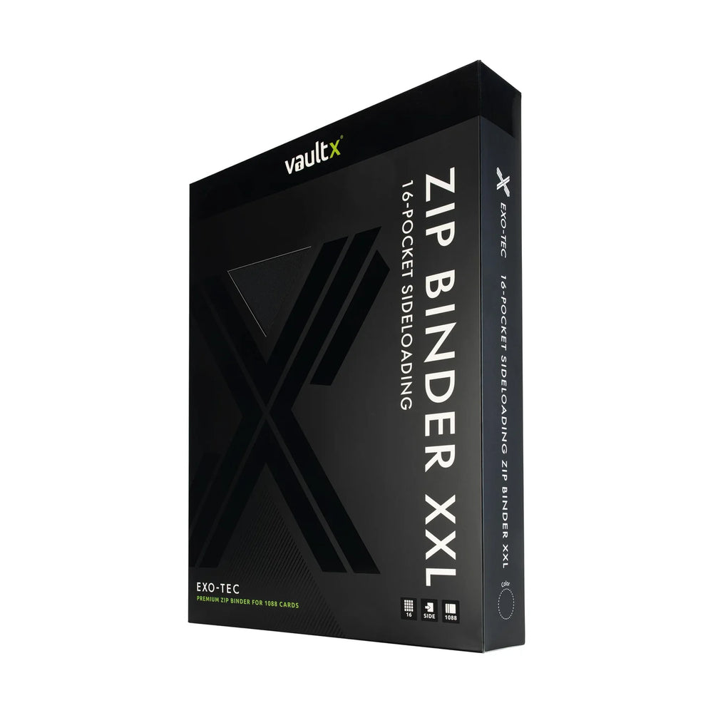 Vault X 16-Pocket Zip Binder XXL - Black