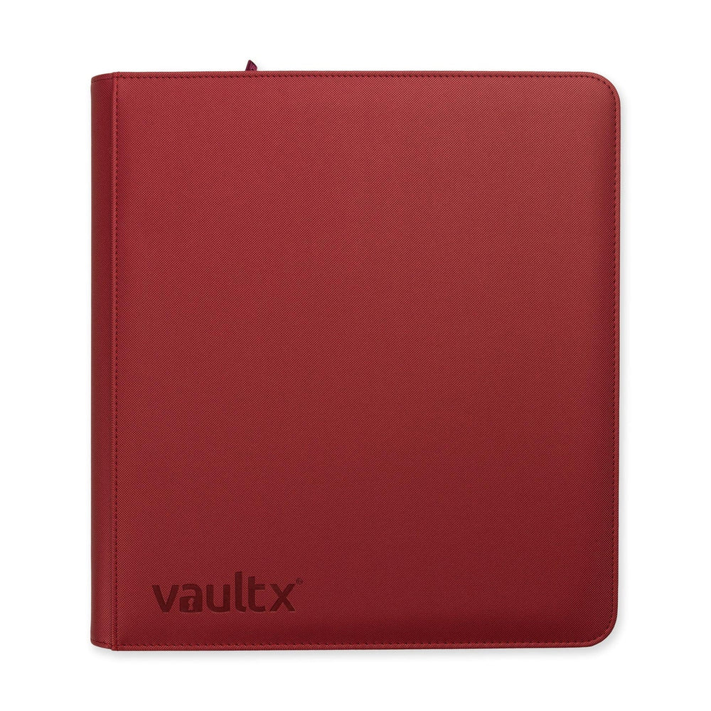 Vault X Exo-Tec 12-Pocket Zip Binder - Metallic Red