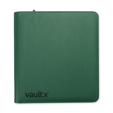 Vault X Exo-Tec 12-Pocket Zip Binder - Metallic Green