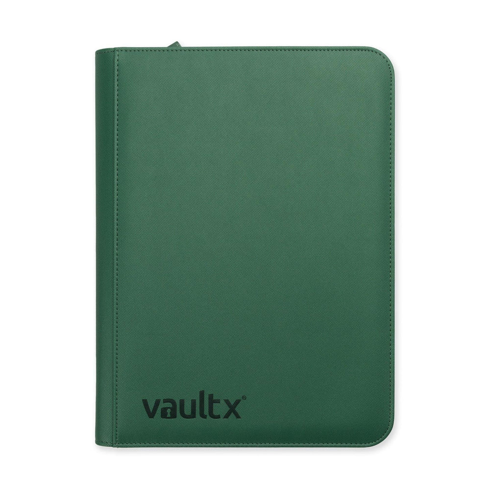 Vault X Exo-Tec 9-Pocket Zip Binder - Metallic Green