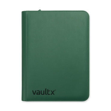 Vault X Exo-Tec 9-Pocket Zip Binder - Metallic Green