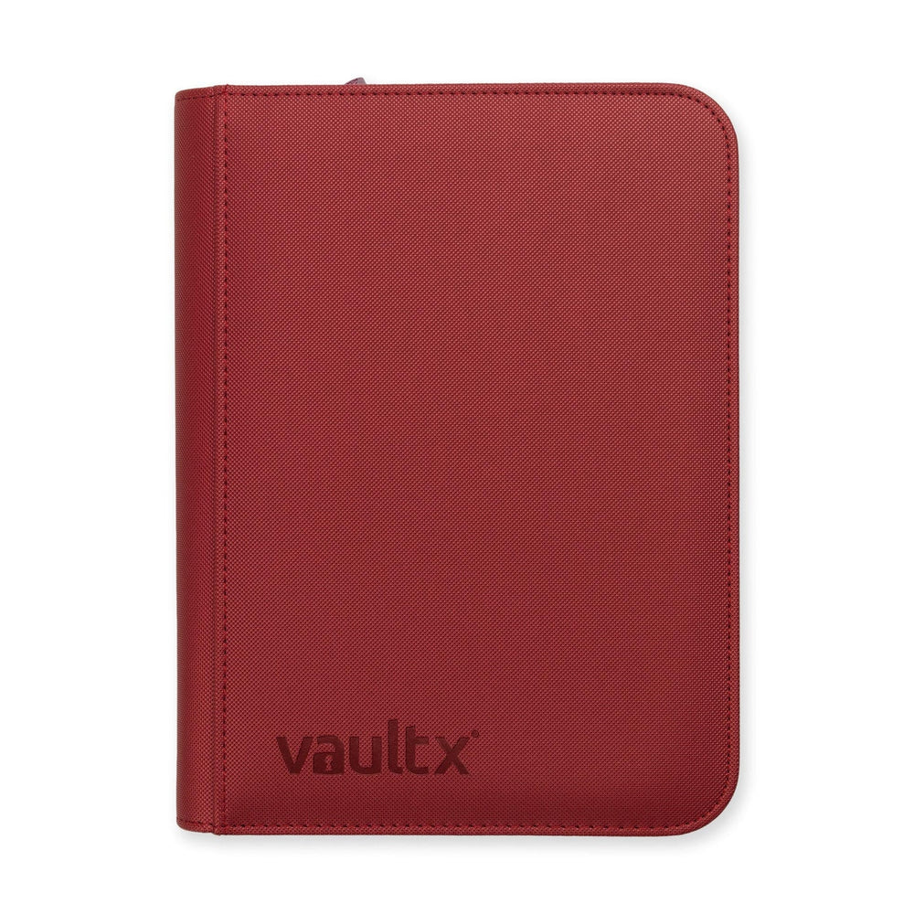 Vault X Exo-Tec 4-Pocket Zip Binder - Metallic Red