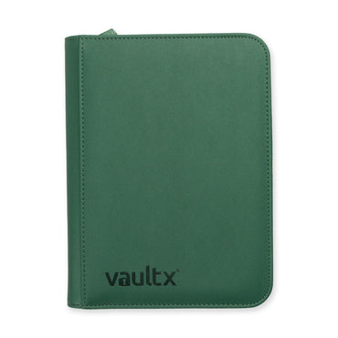 Vault X Exo-Tec 4-Pocket Zip Binder - Metallic Green
