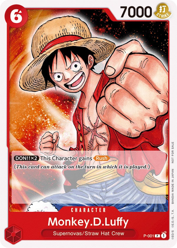 Monkey.D.Luffy (P-001) (Promotion Pack 2022) [One Piece Promotion Cards]