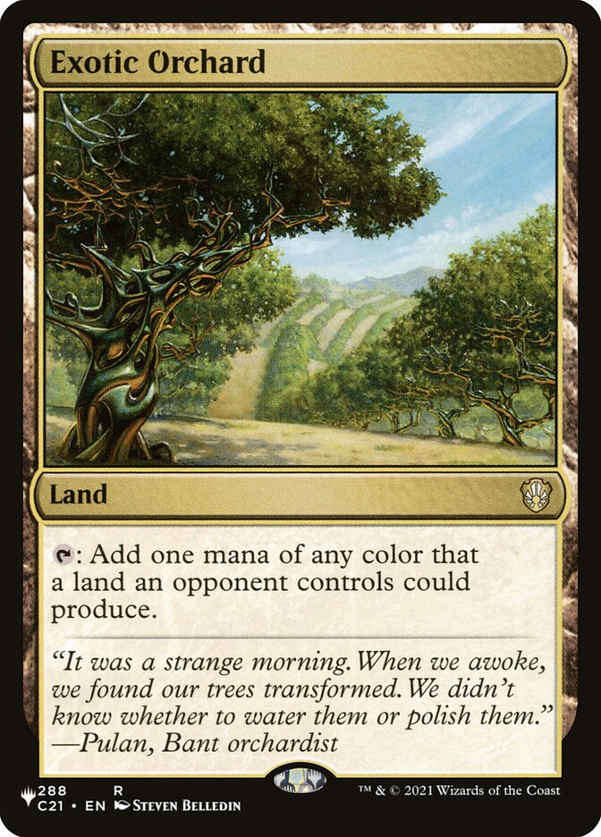 Exotic Orchard (C21) [Secret Lair: Heads I Win, Tails You Lose]