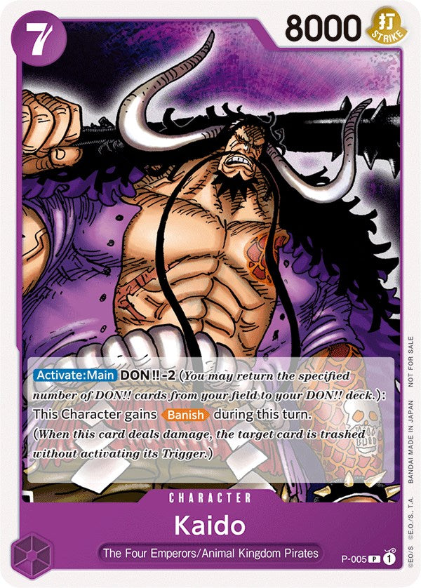 Kaido (P-005) (Promotion Pack 2022) [One Piece Promotion Cards]
