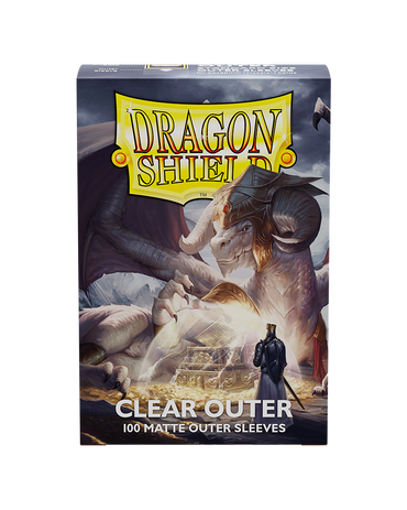 Dragon Shield: 100ct Outer Sleeves - Clear Matte (Standard)