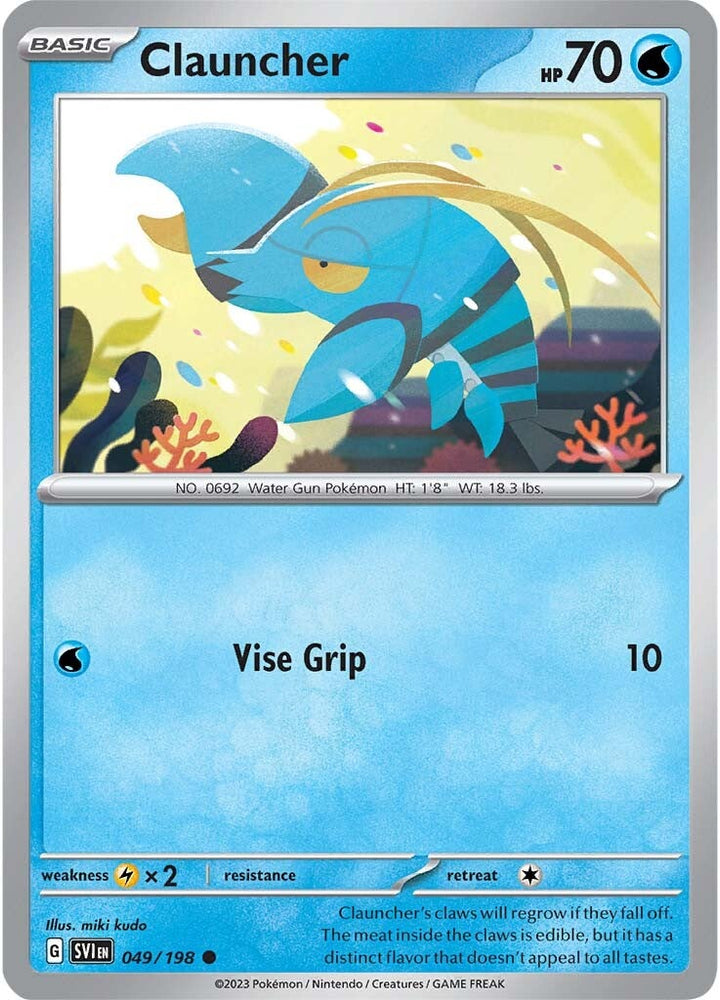 Clauncher (049/198) [Scarlet & Violet: Base Set]