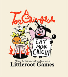 Littleroot Games Shirt - Torchic Sandwich