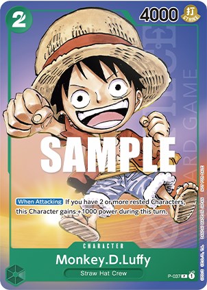 Monkey.D.Luffy (P-037) (Anime Expo 2023) [One Piece Promotion Cards]