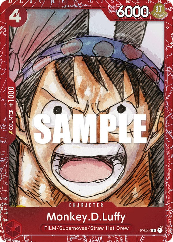 Monkey.D.Luffy (P-022) [One Piece Film: Red]