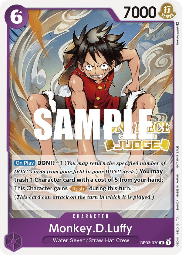 Monkey.D.Luffy (OP03-070) (Judge Pack Vol. 2) [One Piece Promotion Cards]