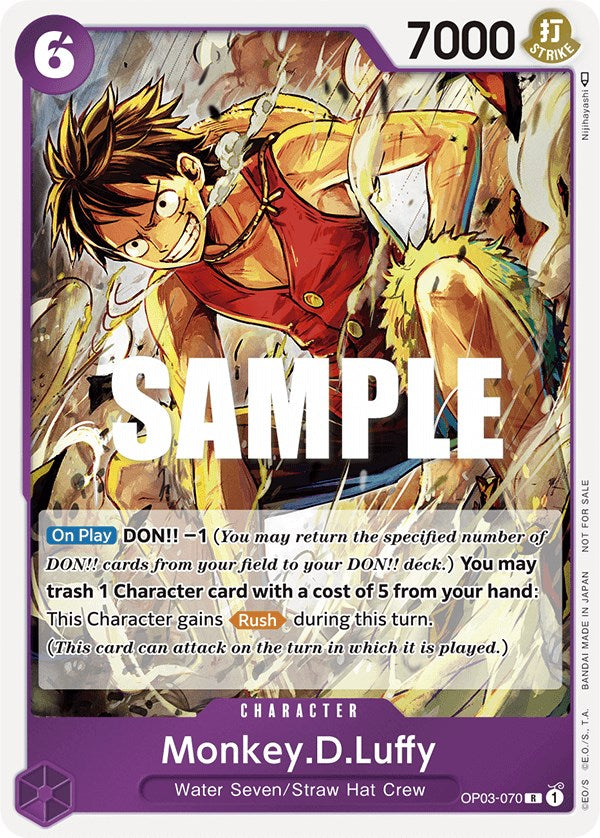Monkey.D.Luffy (OP03-070) (Dash Pack) [Kingdoms of Intrigue]