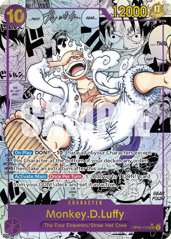 Monkey.D.Luffy (OP05-119) (Alternate Art)(Manga) [Awakening of the New Era]