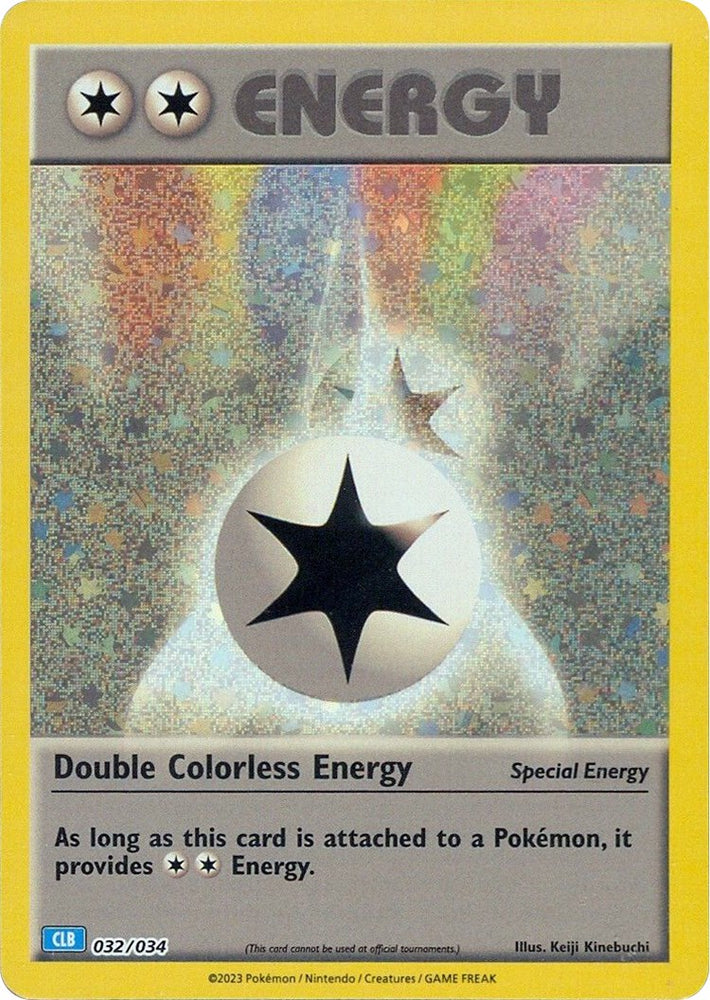 Double Colorless Energy (CLB) [Trading Card Game Classic]