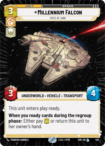 Millennium Falcon - Piece of Junk (Hyperspace) (455) [Spark of Rebellion]