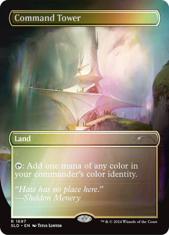 Command Tower (1697) (Rainbow Foil) [Secret Lair Drop Series]