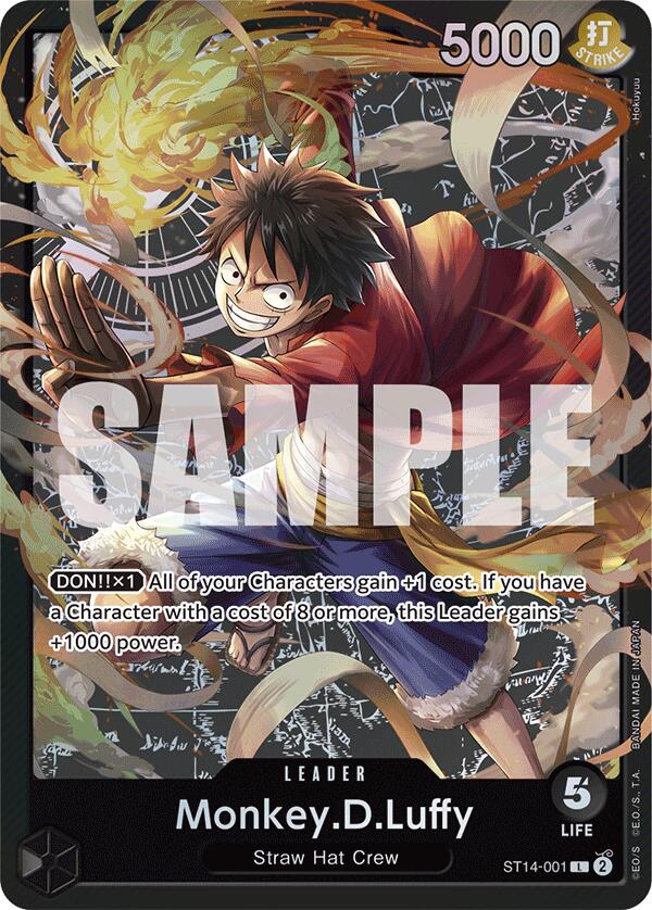 Monkey.D.Luffy (ST14-001) [Starter Deck: 3D2Y]