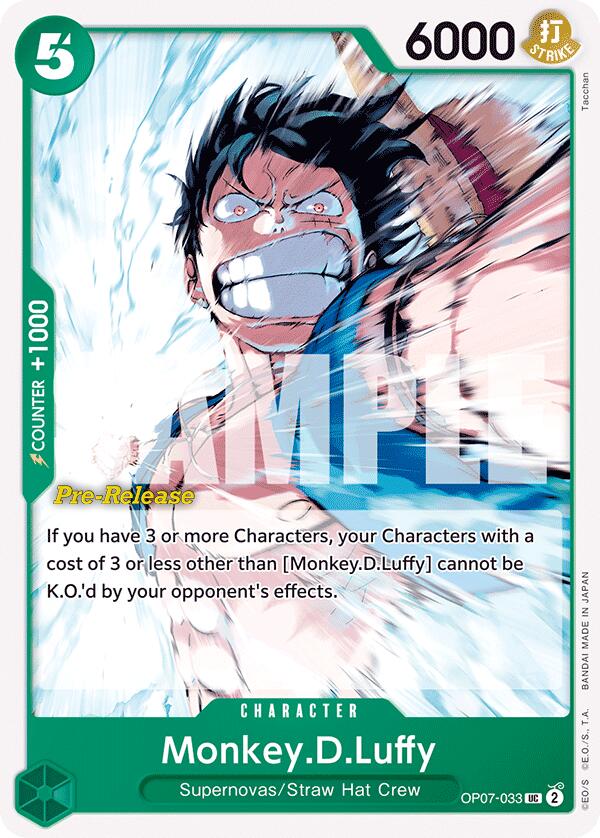 Monkey.D.Luffy (OP07-033) [500 Years in the Future Pre-Release Cards]