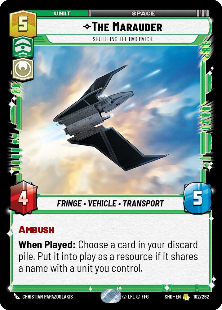 The Marauder - Shuttling the Bad Batch (102/262) (102/262) [Shadows of the Galaxy]