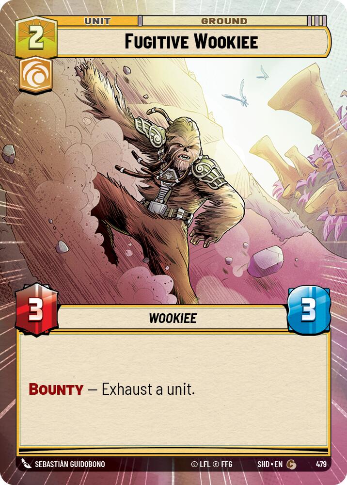 Fugitive Wookiee (479) (Hyperspace) (479) [Shadows of the Galaxy]