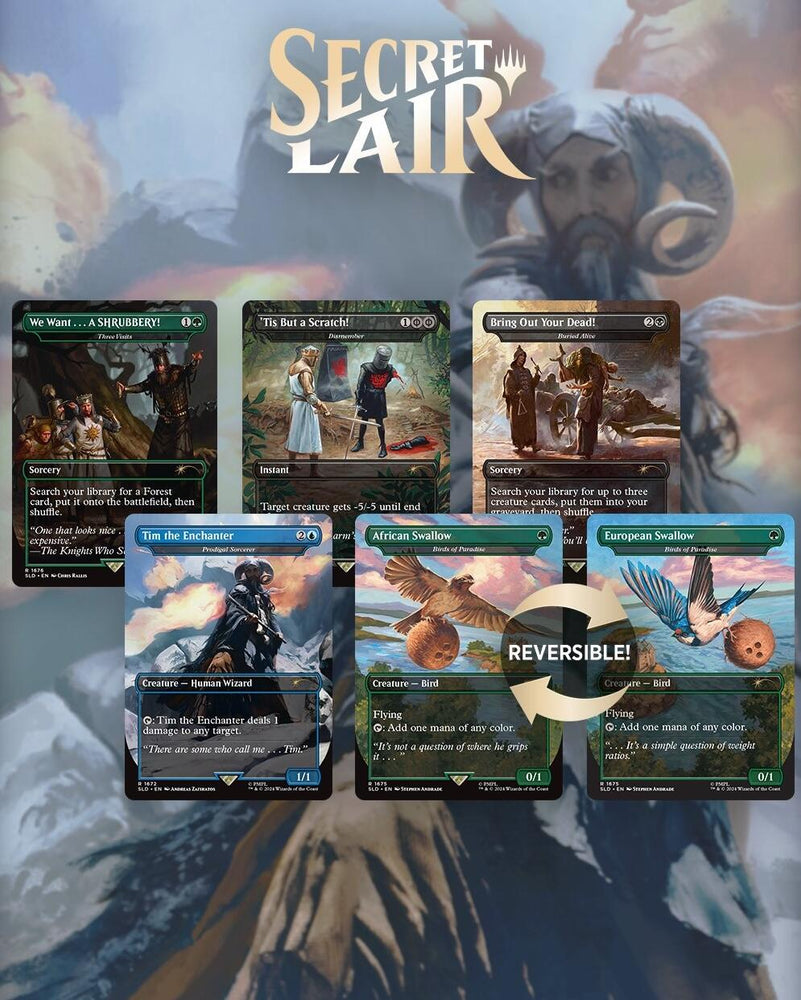 Secret Lair: Drop Series - Secret Lair x Monty Python (Monty Python and the Holy Grail: Vol. 1 - Foil Edition)