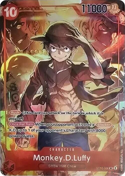 Monkey.D.Luffy (ST10-006) (Treasure Booster Set) [One Piece Promotion Cards]