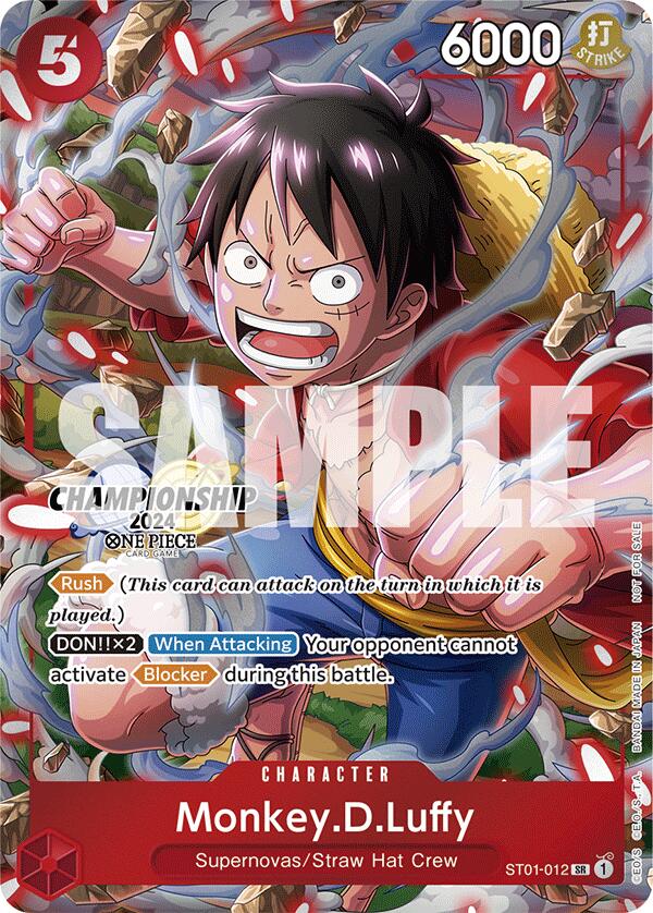 Monkey.D.Luffy (ST01-012) (CS 2024 Celebration Pack) [One Piece Promotion Cards]