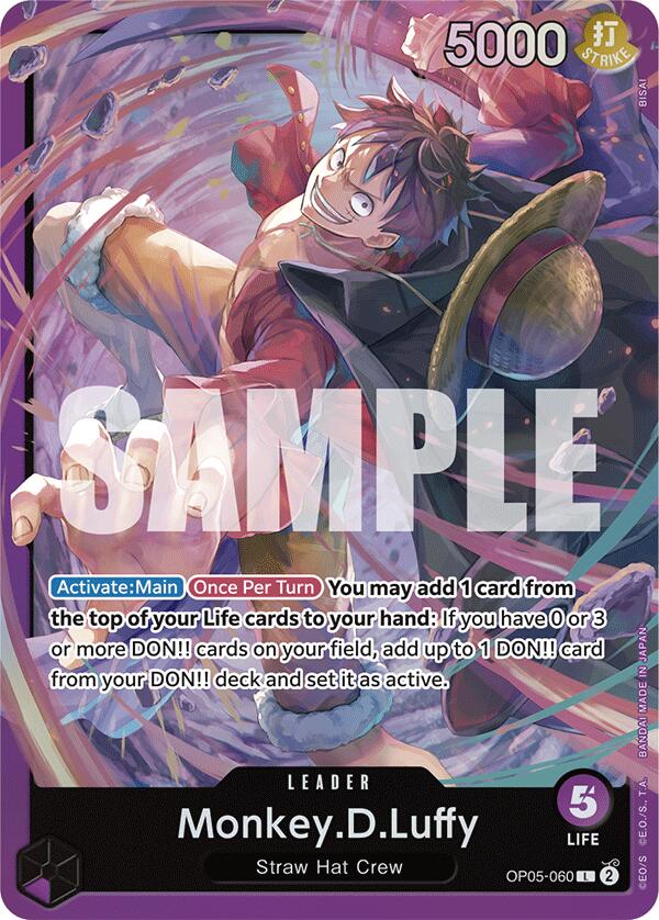 Monkey.D.Luffy (OP05-060) [Starter Deck: PURPLE Monkey.D.Luffy]
