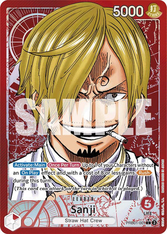 Sanji (PRB01-001) (Alternate Art) [Premium Booster -The Best-]