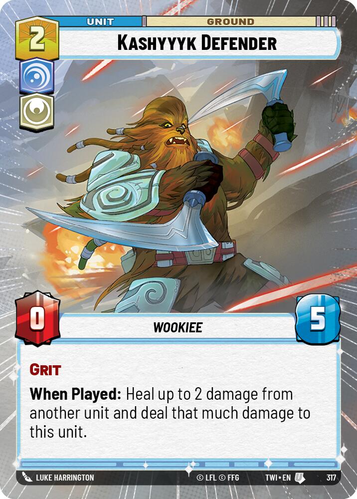 Kashyyyk Defender (317) (Hyperspace) (317) [Twilight of the Republic]