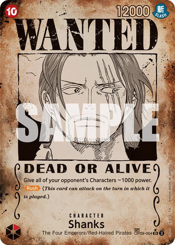 Shanks (Wanted Poster) [Emperors in the New World]