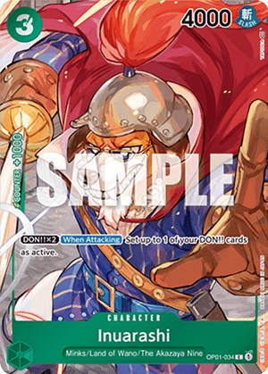 Inuarashi (OP01-034) (Box Topper) [Romance Dawn]