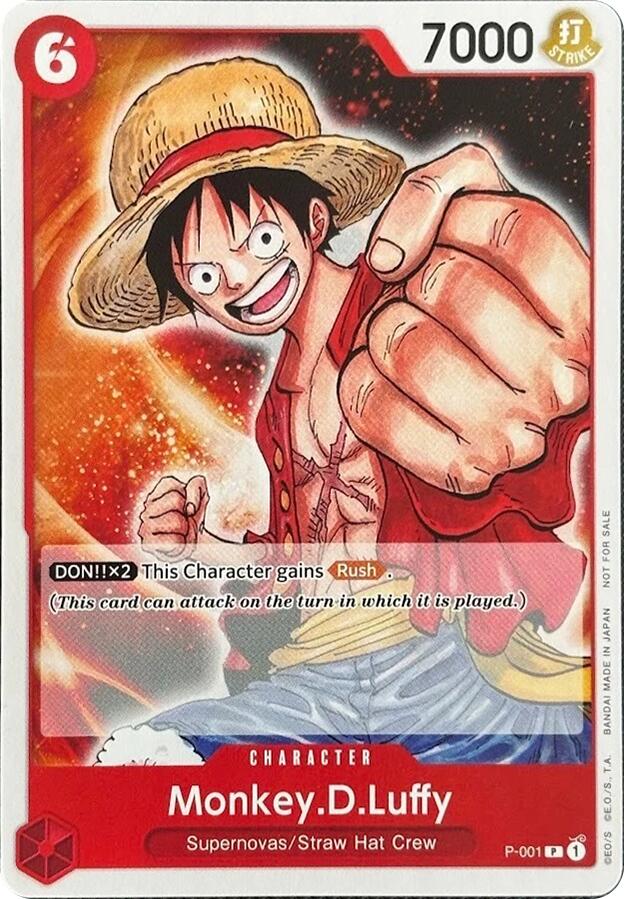Monkey.D.Luffy (P-001) [One Piece Demo Deck Cards]
