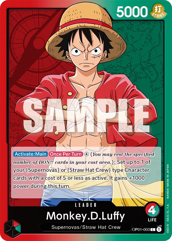 Monkey.D.Luffy (OP01-003) [One Piece Demo Deck Cards]