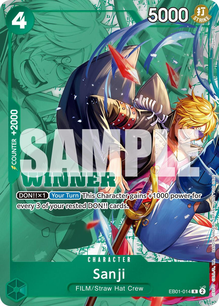 Sanji (EB01-014) (Winner Pack 2025 Vol. 1) [One Piece Promotion Cards]