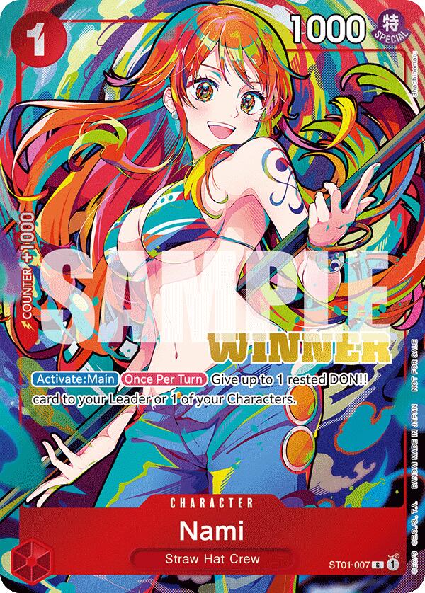 Nami (ST01-007) (2025 New Year Event) [Winner] [One Piece Promotion Cards]
