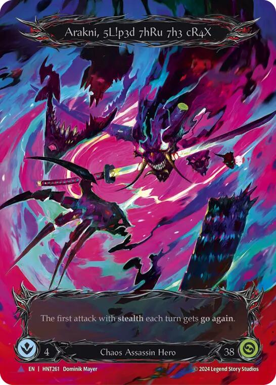 Arakni, 5L!p3d 7hRu 73h cR4X (Marvel) [HNT261] (The Hunted