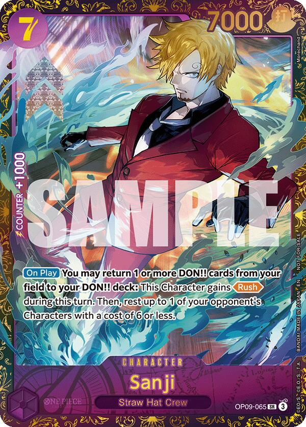 Sanji (OP09-065) (Championship 25-26 Regionals Season 1) [One Piece Promotion Cards]
