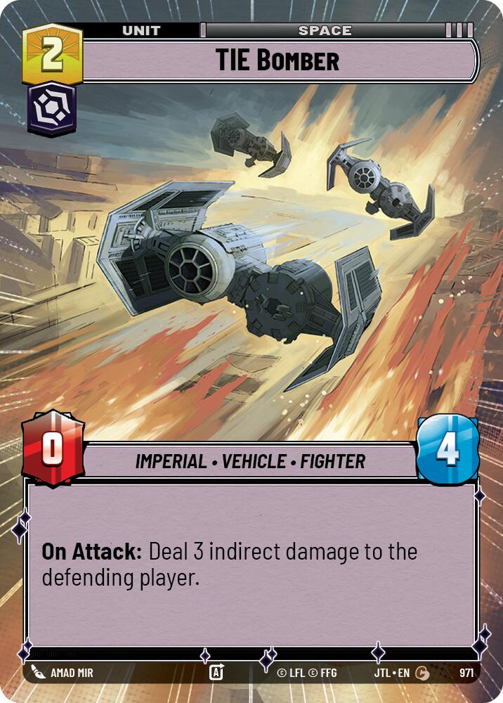 TIE Bomber (971) (Hyperspace Foil) (971) [Jump to Lightspeed]