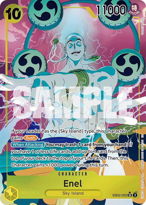 Enel (EB02-052) (Alternate Art) [Extra Booster: Anime 25th Collection]