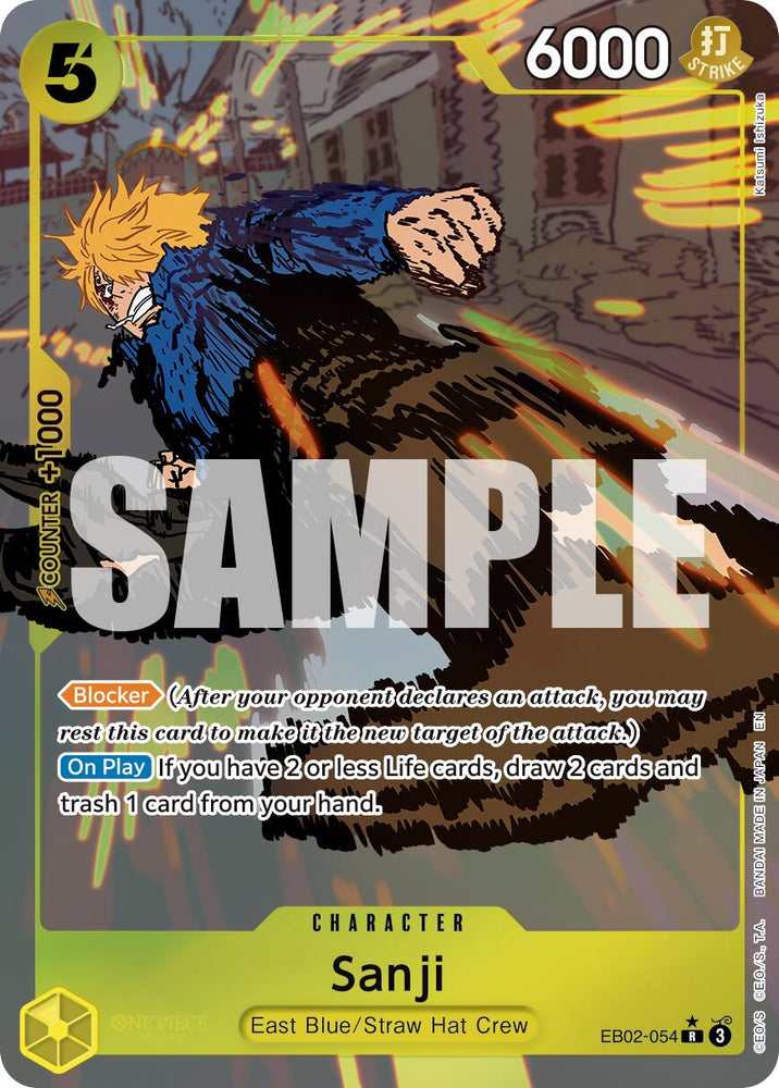 Sanji (EB02-054) (Alternate Art) [Extra Booster: Anime 25th Collection]