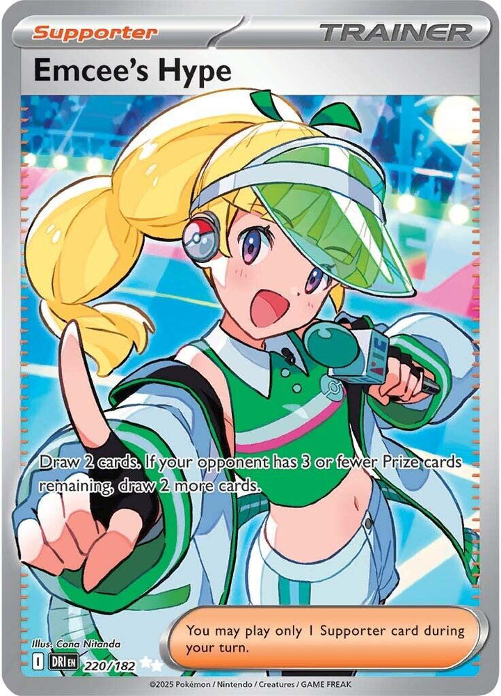 Emcee's Hype (220/182) [Scarlet & Violet: Destined Rivals]