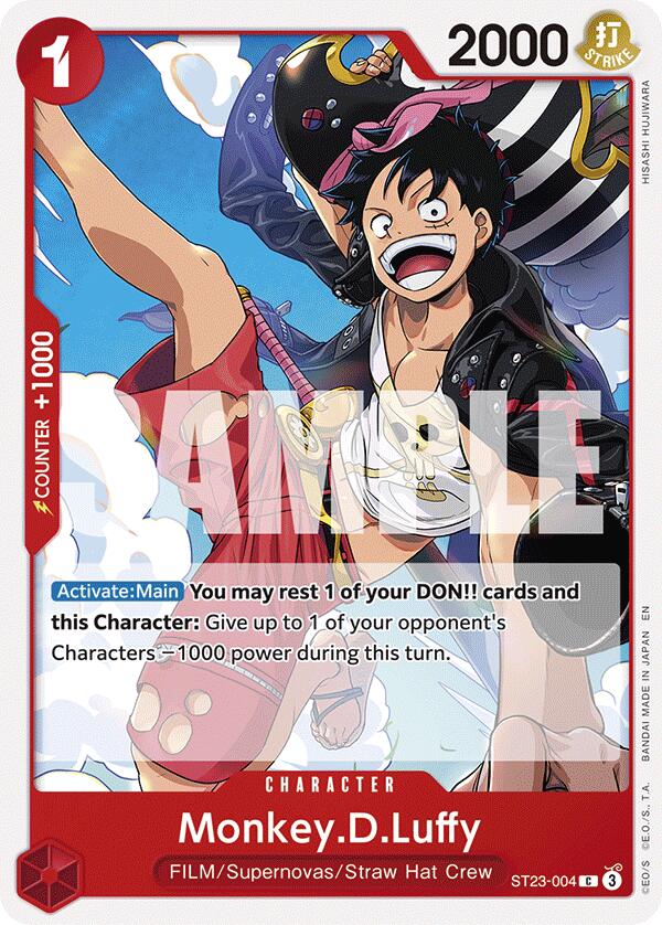 Monkey.D.Luffy (ST23-004) [Starter Deck: Red Shanks]