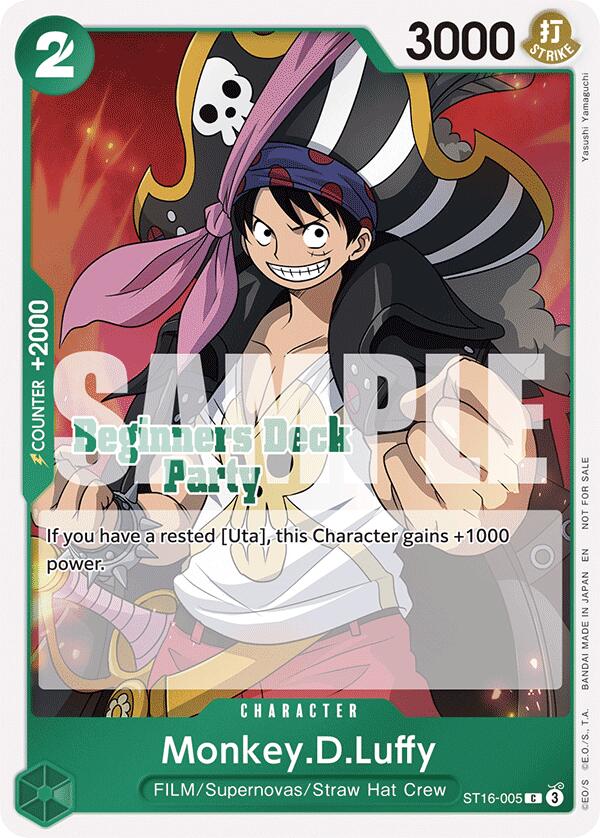 Monkey.D.Luffy (ST16-005) [Participation] [One Piece Promotion Cards]